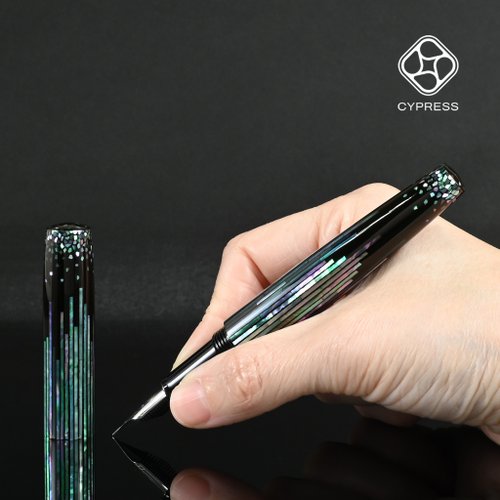 螺鈿　筆入れ 硯箱 螺鈿（らでん） 高岡漆器 ぶどうに雀 : がらんどう 手仕事