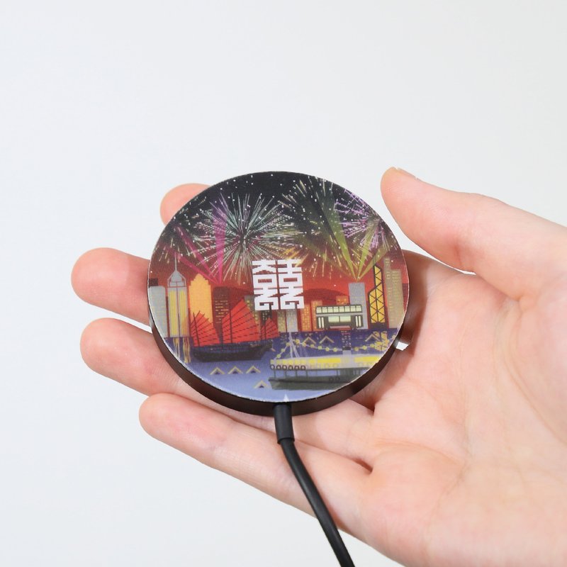 維港 - 動態 Qi2 15W 無線充電器 FingerART - 無線充電盤/板/座 - 塑膠 
