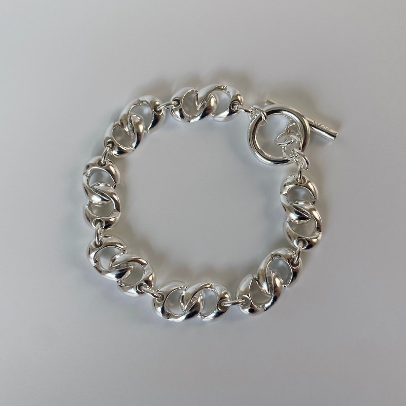 โลหะ สร้อยข้อมือ - bracelet silver925 volume bracelet 02