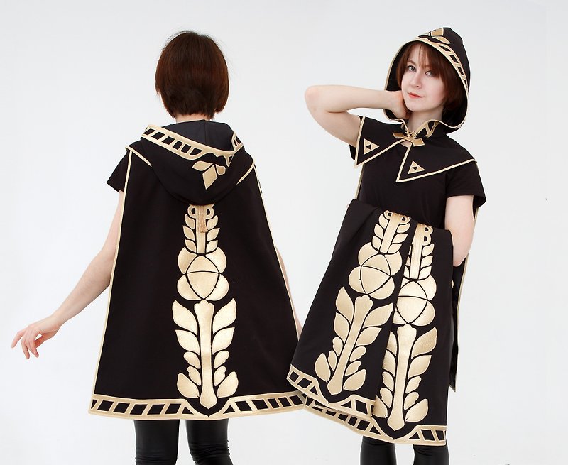 Cosplay Cape inspired by Zelda from BOTW - 其他 - 聚酯纖維 黑色