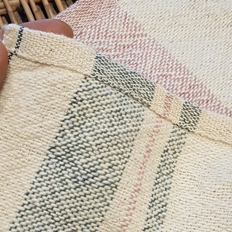 Natural Dyed Cotton Tea Towel, Pink - 桌布/桌巾/餐墊 - 棉．麻 粉紅色