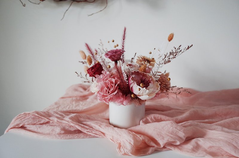 Girls' Garden Preserved Flowers/Mother's Day/Valentine's Day/Housewarming/New Home/Opening/Wedding Gift - Dried Flowers & Bouquets - Plants & Flowers 