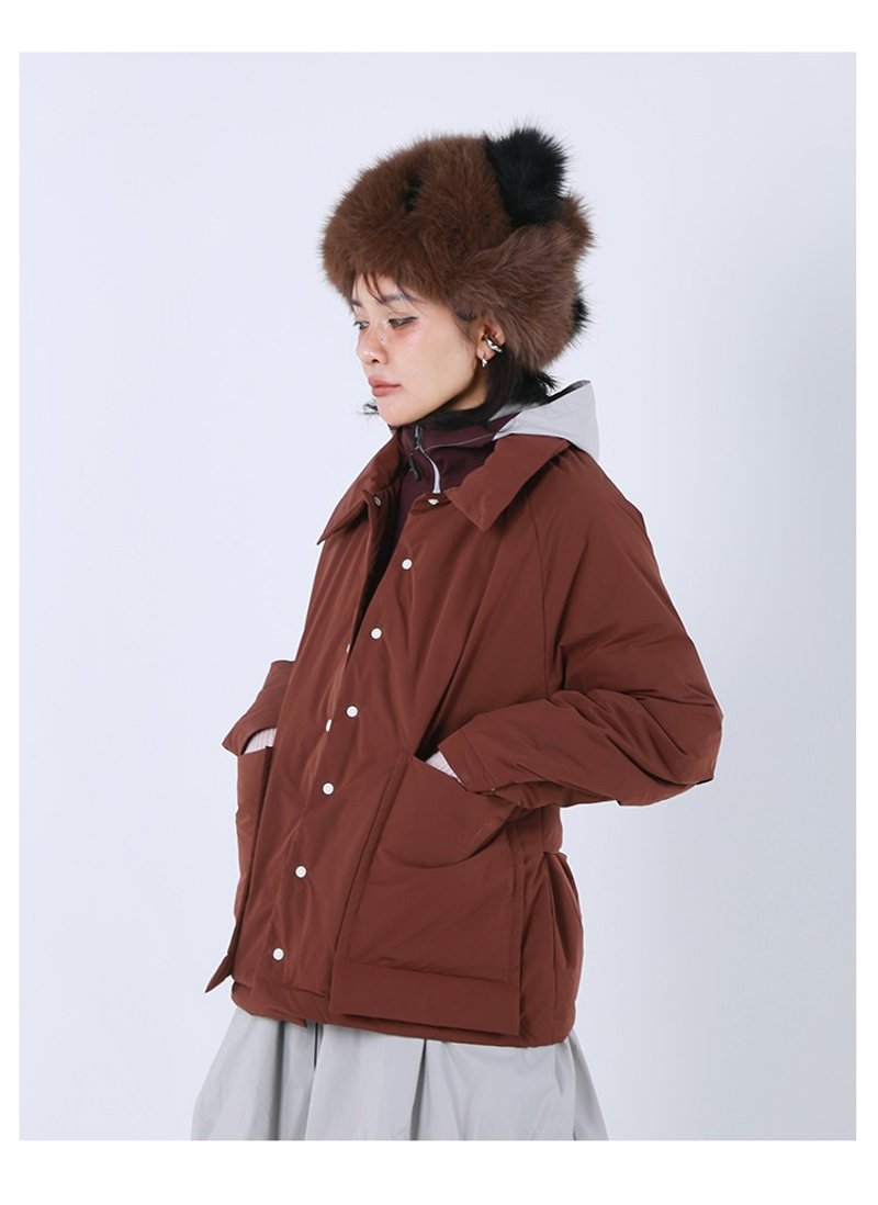 Women's thin down jacket outdoor leisure workwear top - เสื้อแจ็คเก็ต - วัสดุอื่นๆ 