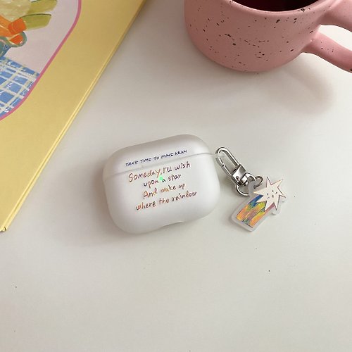 take time to make Kram AirPods pro case wake up where the rainbow (only case)