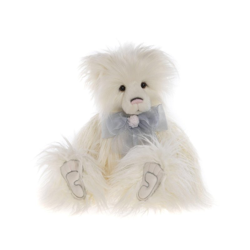 CHARMAINE 手工製作精緻動物玩偶 Bear 泰迪熊 熊 - 公仔/玩偶 - 聚酯纖維 白色