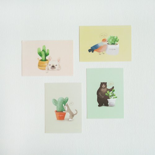 Zoogenic Zoogenic Postcard 動物植物明信片 | 心意卡 | 感謝卡