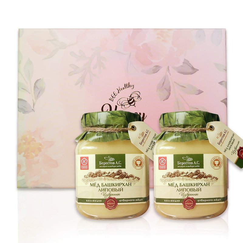 [Mother's Day Gift Box Free Shipping Set] Raw Honey Gift Box/Texture Forest Gift Box - น้ำผึ้ง - แก้ว สึชมพู
