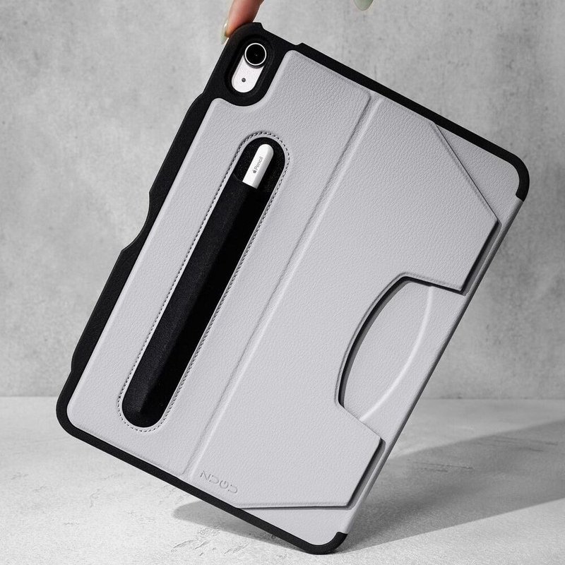 ZUGU iPad case ultra-thin shockproof protective case - 12.9 inches Arctic Gray (new color) - เคสแท็บเล็ต - หนังเทียม สีเทา