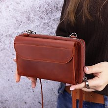 Shoulder Bag For Phone / Small Crossbody Purse/ Shoulder Case For Two  Smartphone - Shop DOMINIC Phone Cases - Pinkoi