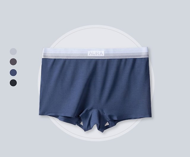 Calm gray modal underwear (neutral underwear/flat pants/girls underwear/breathable/medium  and low waist underwear) - Shop aurastro Women's Underwear - Pinkoi