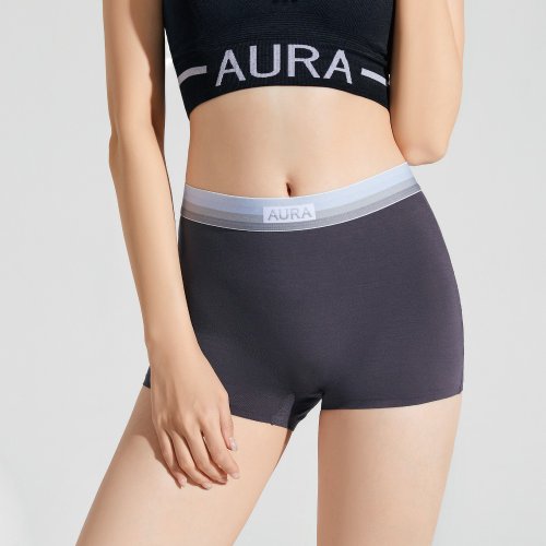 Calm gray modal underwear (neutral underwear/flat pants/girls underwear /breathable/medium and low waist underwear) - Shop aurastro Women's  Underwear - Pinkoi