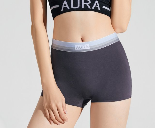 Calm gray modal underwear (neutral underwear/flat pants/girls  underwear/breathable/medium and low waist underwear) - Shop aurastro  Women's Underwear - Pinkoi