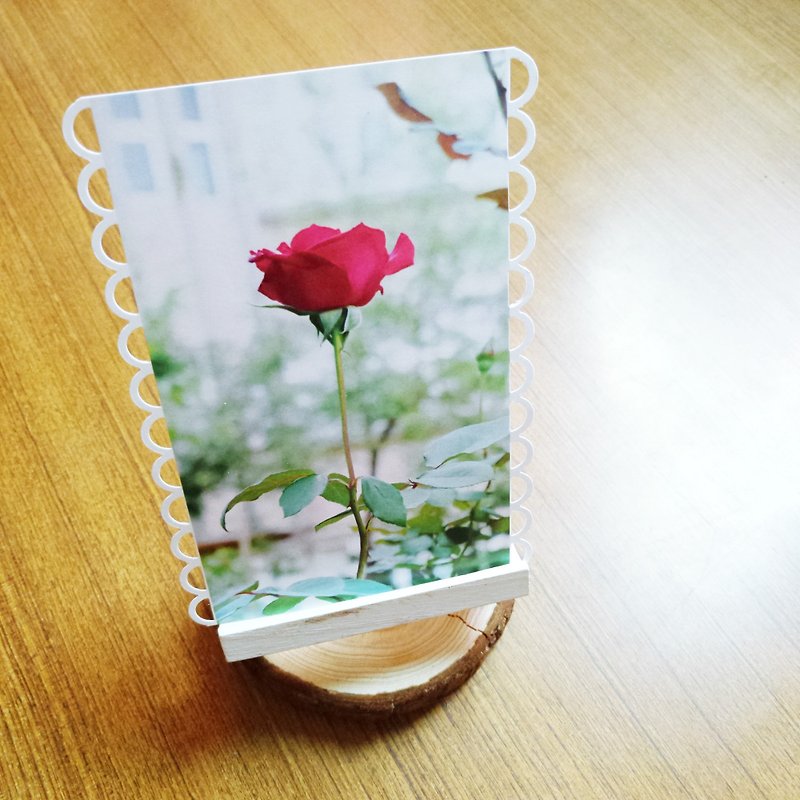 [Handmade postcards] Socrates Rose Garden - Tanabata new products - การ์ด/โปสการ์ด - กระดาษ สีแดง