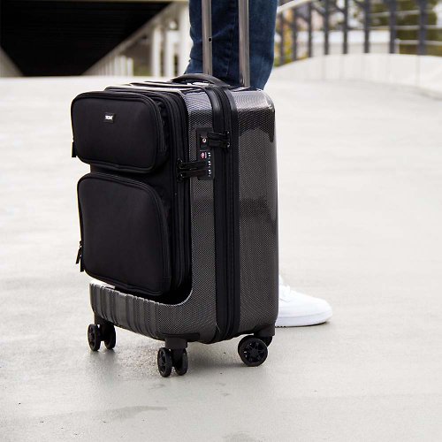 TROIKA 【商務旅行首選】絕對商務前開式硬殼登機行李箱