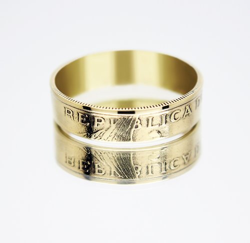 CoinsRingsUkraine Chile Coin Ring 10 pesos 1981-1990, coin ring for men, coin ring for woman