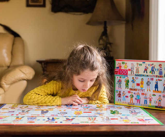 Puzzle Eeboo, Puzzle 100 pièces, Découverte du Monde