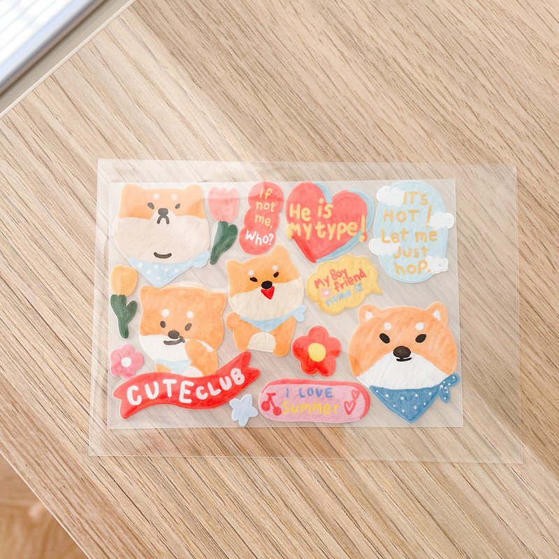 Uni Love Decoration Stickers - 貼紙 - 木頭 