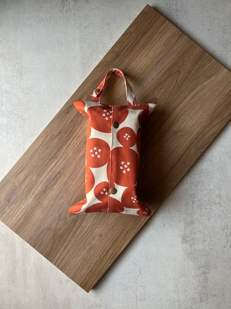 Hanging toilet paper bag丨Orange glutinous rice balls - Tissue Boxes - Cotton & Hemp 