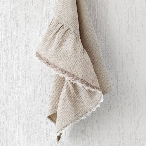 Organic dish towels, Tea towel with hanging loop, Kitchen towel Sustainable  gift - Shop Daloni Towels - Pinkoi