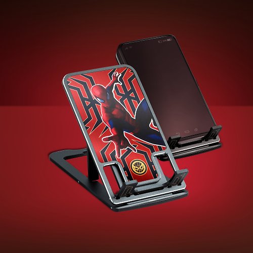 InfoThink 【iPhone14 Pro】復仇者聯盟系列超薄合金手機支架-蜘蛛人