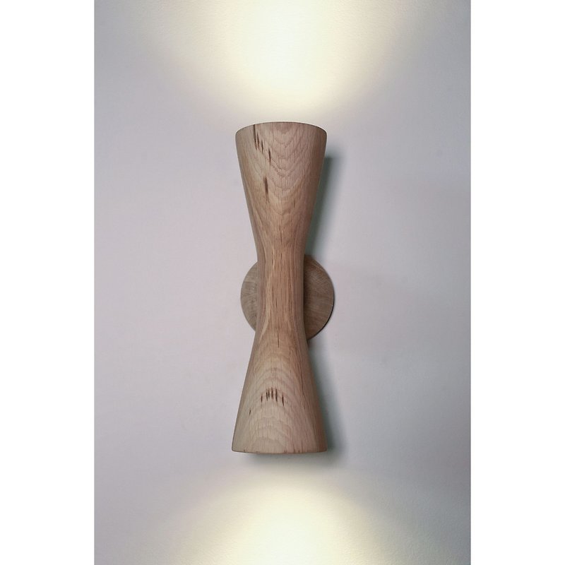 Modern wall sconce Wood wall sconce Wall light Hanging wall lamp Wood sconce - โคมไฟ - ไม้ 