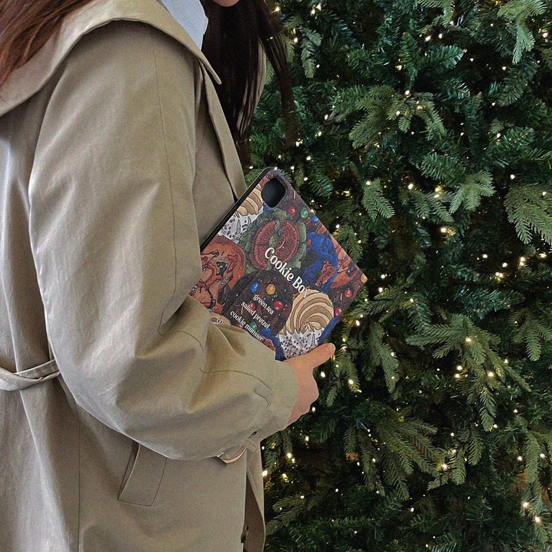 iPad Case Cover PU Leather_Cookie Box - 平板/電腦保護殼/保護貼 - 其他材質 多色
