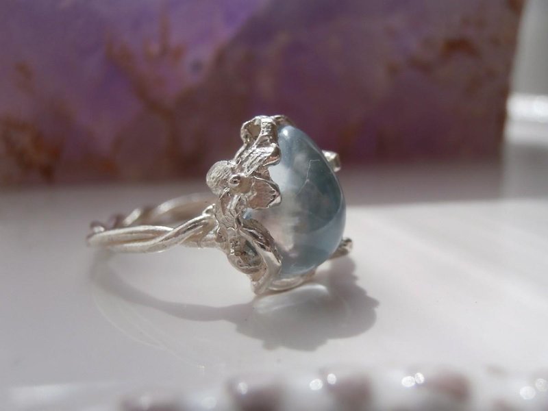Blue Topaz Ring - General Rings - Other Metals Blue