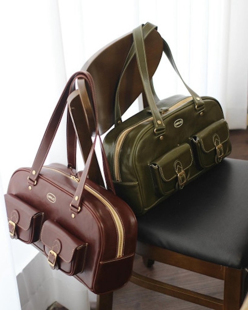 BoBoBag - Messenger Bags & Sling Bags - Genuine Leather Brown