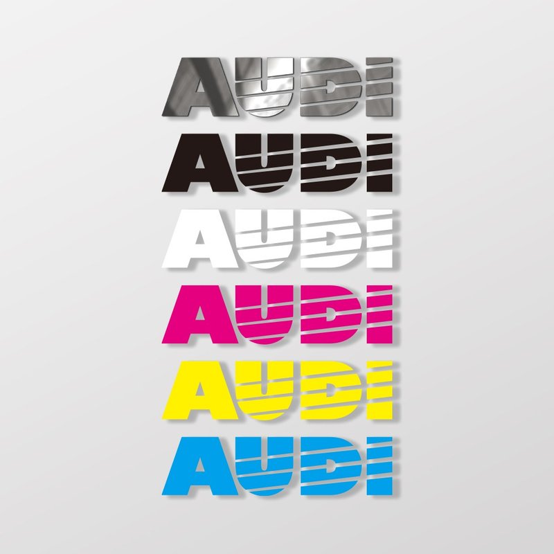 AUDI/SP/car stickers, stickers SunBrother Sun Brothers - Stickers - Waterproof Material 