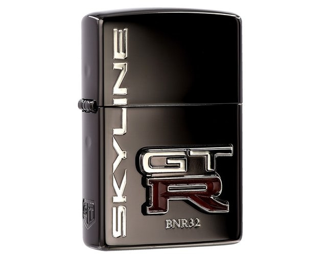 ZIPPO official flagship store] GT-R LOGO badge (black ice