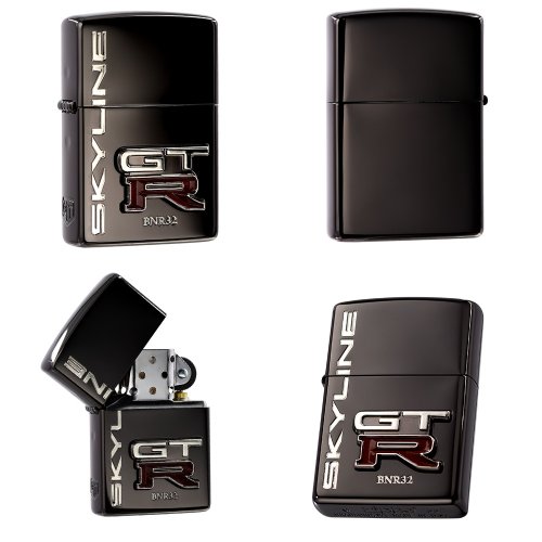 ZIPPO official flagship store] GT-R LOGO badge (black ice