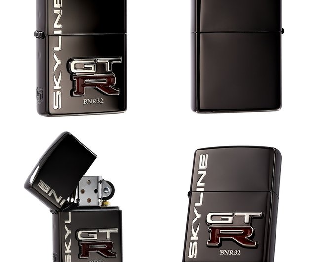 ZIPPO official flagship store] GT-R LOGO badge (black ice