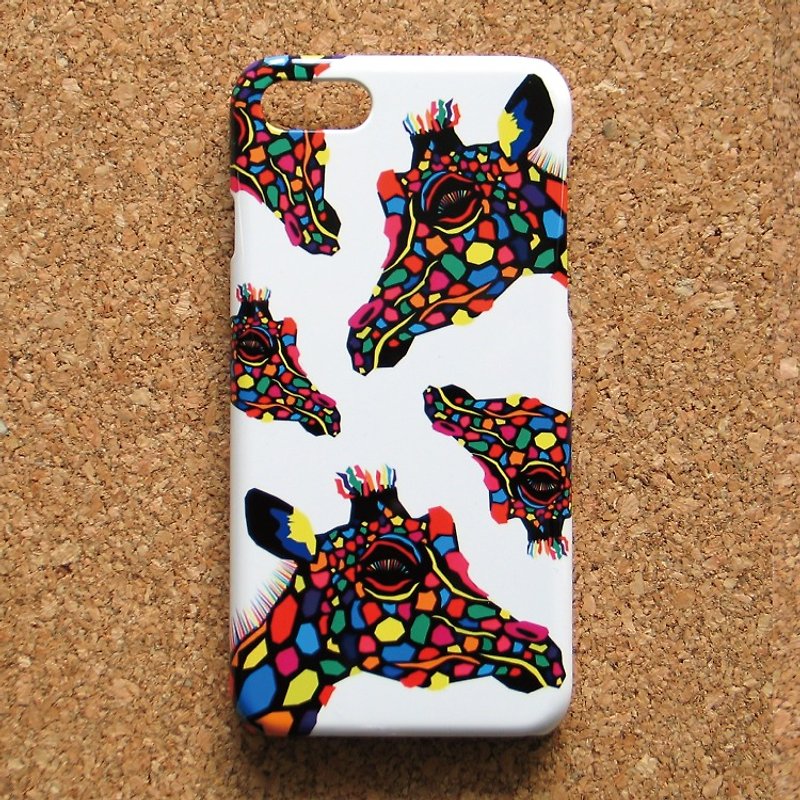 iPhone14/13/12/11/X Fashionable and Stylish Colorful Giraffe Animal Phone Case - Phone Cases - Plastic Multicolor