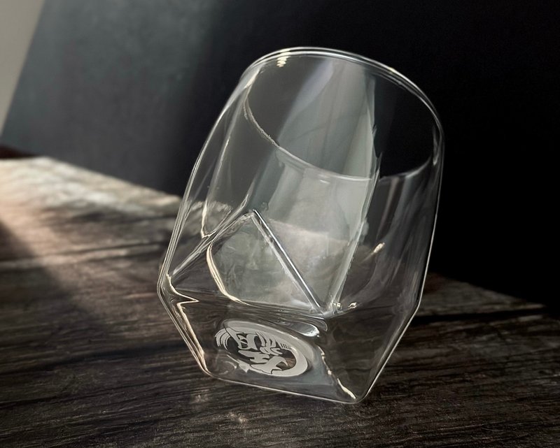 [SKOI] The first whiskey double-layer glass with hand-heated high borosilicate glass - แก้ว - แก้ว 