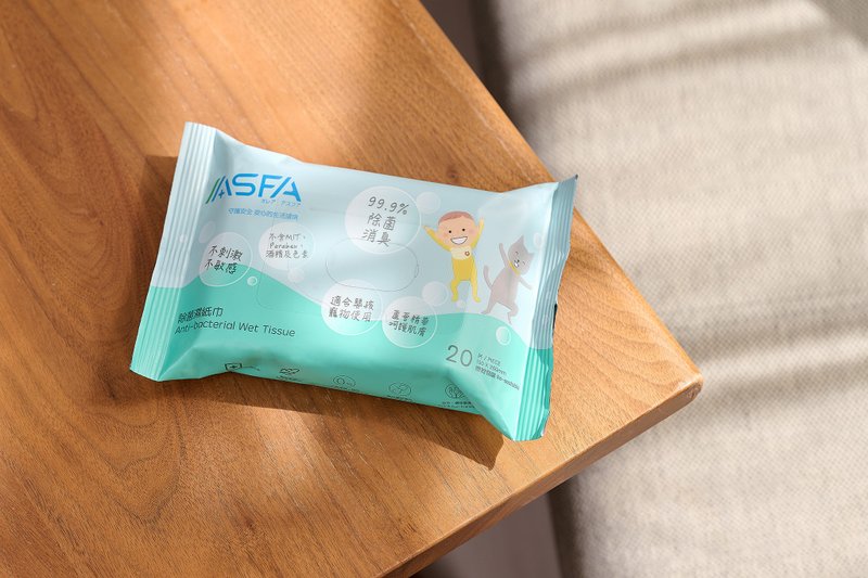 [Influenza Countermeasures] ASFA Antibacterial Wipes (20 pieces) x 3 pack - อื่นๆ - วัสดุอื่นๆ ขาว