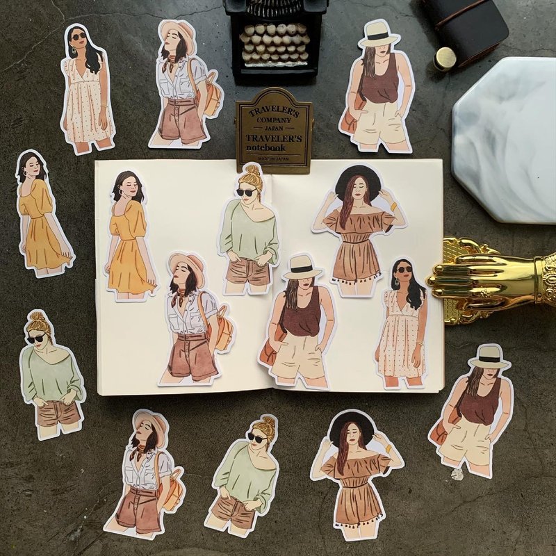 Summer Style Sticker - 貼紙 - 紙 