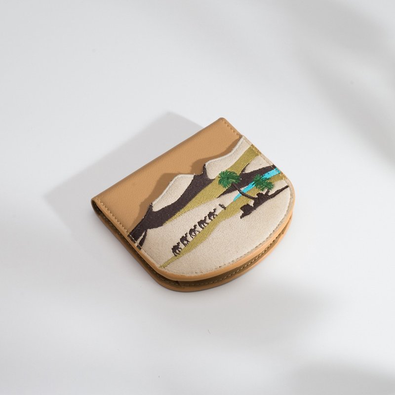 COZEE X UNMELT Wallet in Sand - 長短皮夾/錢包 - 人造皮革 咖啡色
