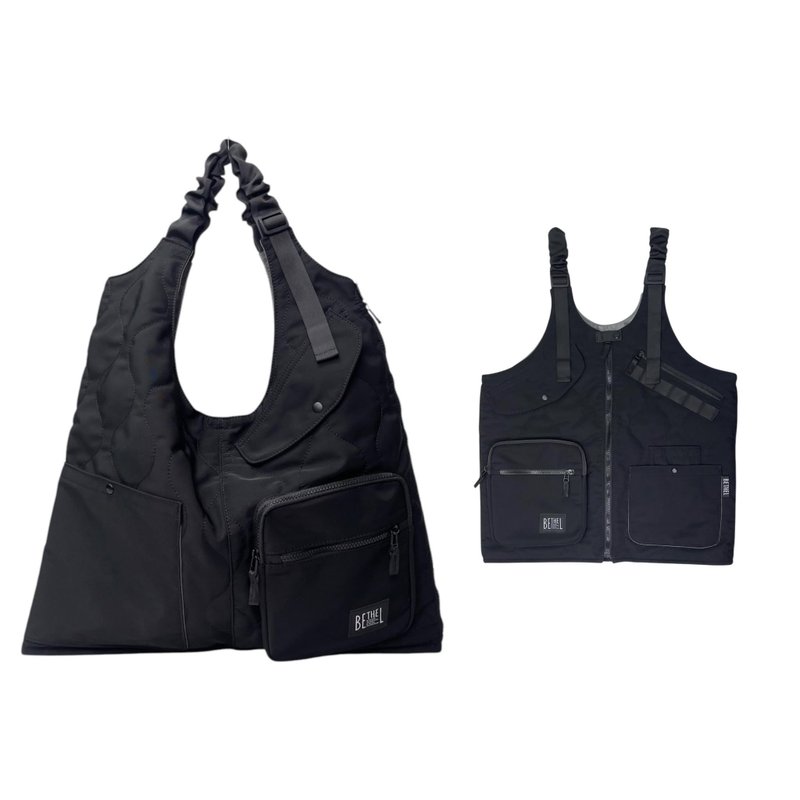 多功能背心包 (大 ) - 側背包/斜背包 - 尼龍 