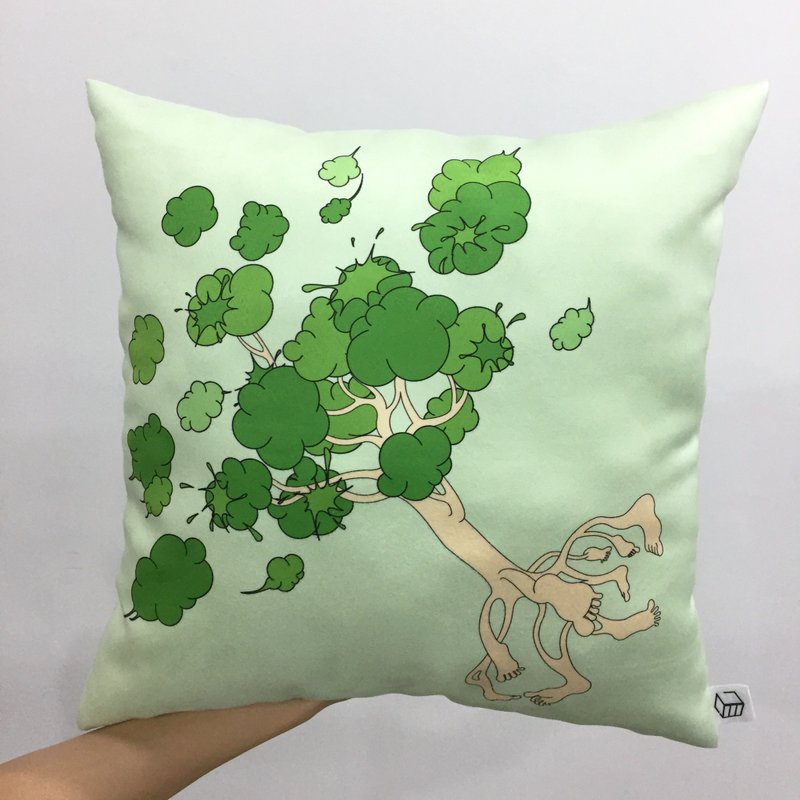 my dear抱枕－Tree - 枕頭/抱枕 - 棉．麻 綠色
