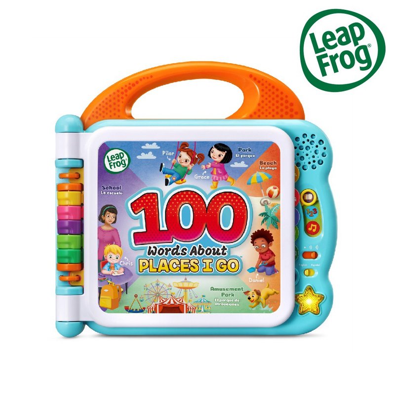 缺貨-僅限寄送台灣【LeapFrog】100單字地點互動認知圖鑑 - 寶寶/兒童玩具/玩偶 - 塑膠 藍色