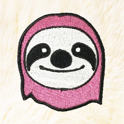 24PlanetsStudio Pink Sloth Iron on Patch Buy 3 Get 1 Free