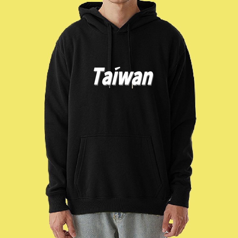 TEAM TAIWAN 棒球 金牌 世界 冠軍 帽T 衣服 長袖 黑色 白色 - 男 T 恤 - 棉．麻 多色