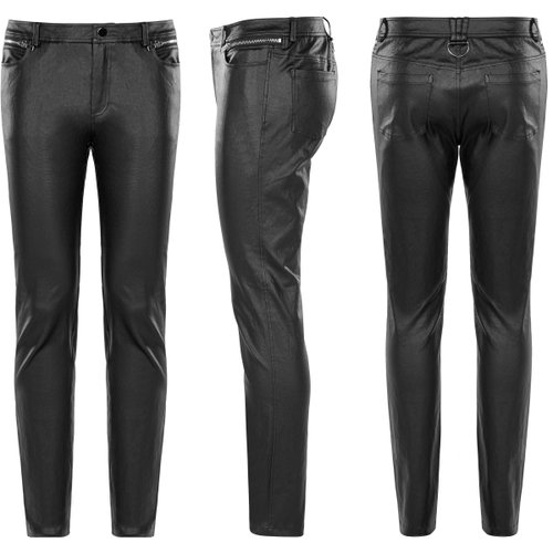 Punk Forbidden Musician Leather Geometric Trousers - Shop PUNK RAVE Men's  Pants - Pinkoi