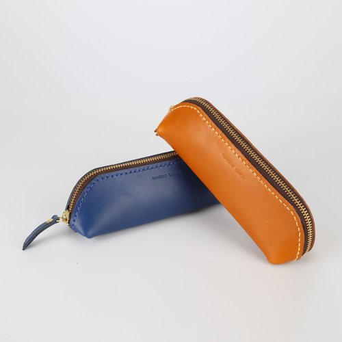 Tangent line] large-capacity soft pencil case handmade leather stationery  storage bag cosmetic bag student pencil case - Shop TANGENT LINEAR Pencil  Cases - Pinkoi