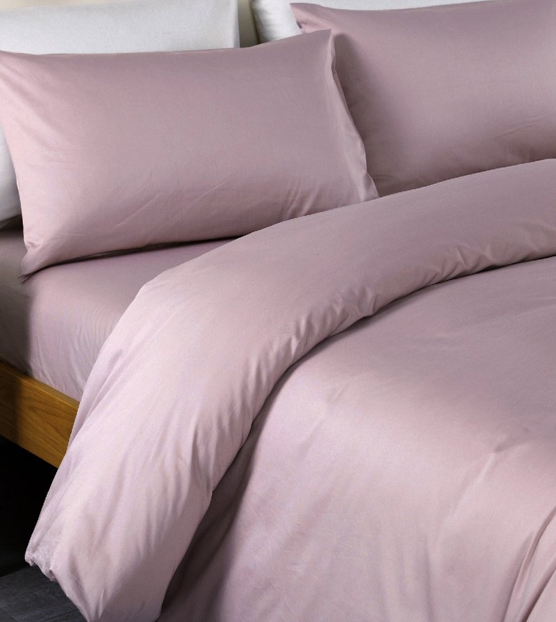 (SP050) Sicili 1200-needle solid color long-staple cotton series - Bedding - Cotton & Hemp Pink