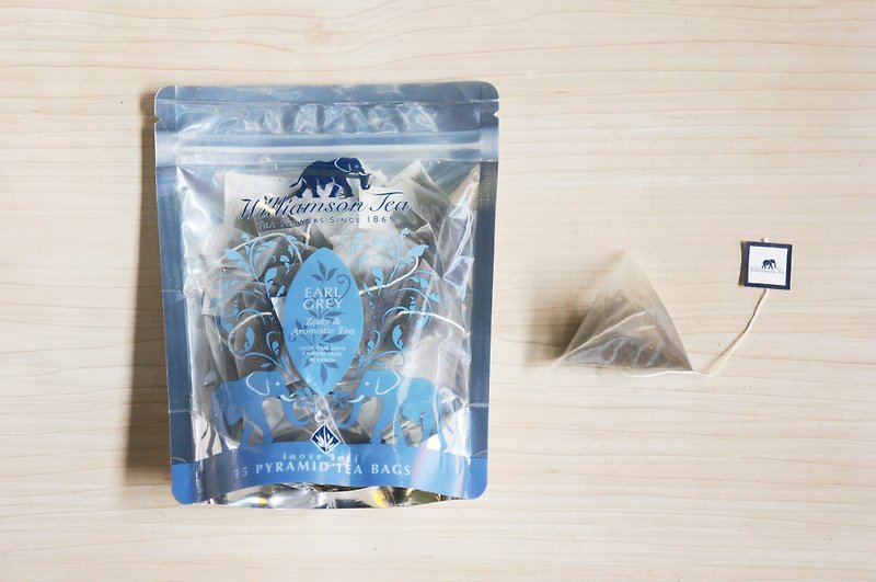【Williamson Tea Williamson】 Earl Gray tea / tea bag series (contains 15 original triangular triangle tea bag) 【Recommended Value】 - Tea - Fresh Ingredients Blue