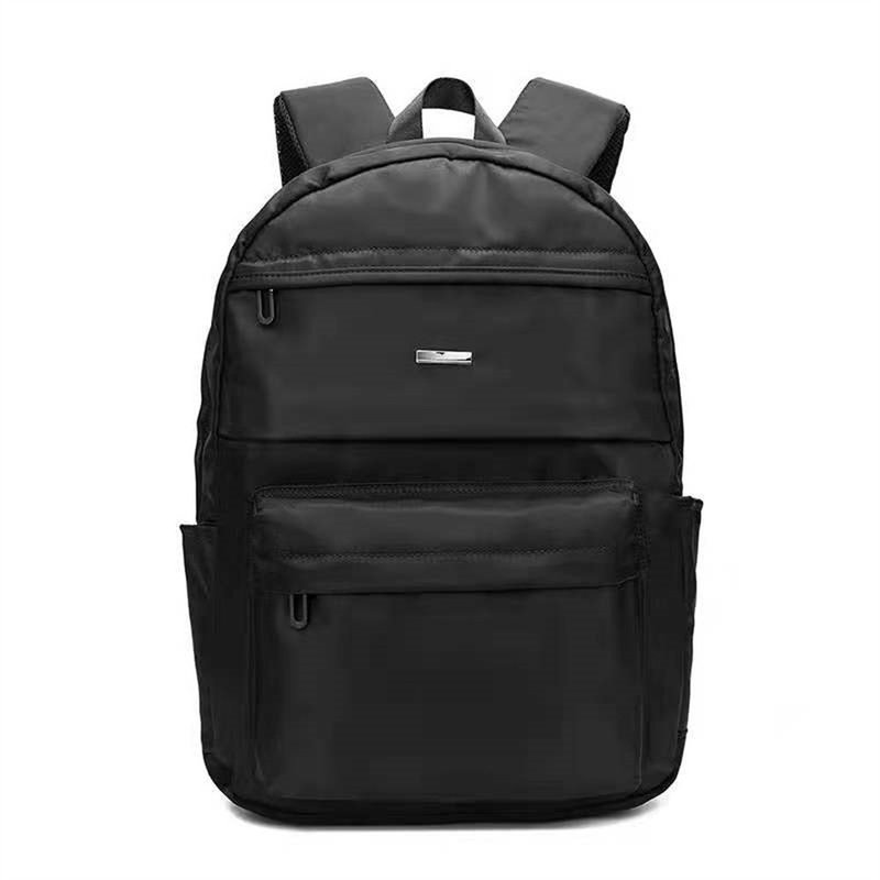 Business laptop backpack/travel backpack/student schoolbag/backpack/computer bag business bag - กระเป๋าเป้สะพายหลัง - วัสดุกันนำ้ สีดำ