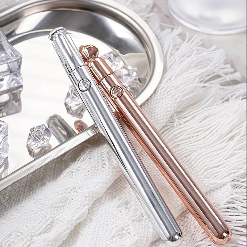 GALAKU vibrating flirting pen scepter 10-segment frequency conversion Rose Gold/magic wand 10-segment frequency conversion Silver sex toy - Adult Products - Silicone Multicolor
