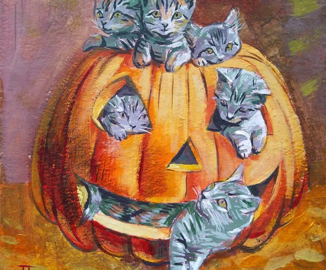 Halloween deals acrylic painting