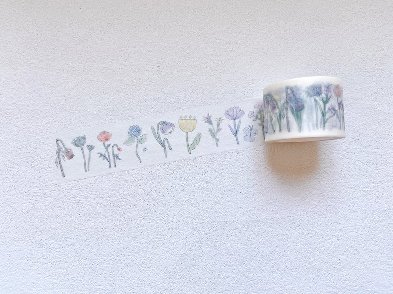 Huabubu PET Washi Tape Taiwan New Year's Eve 10m Roll - Washi Tape - Other Materials Multicolor